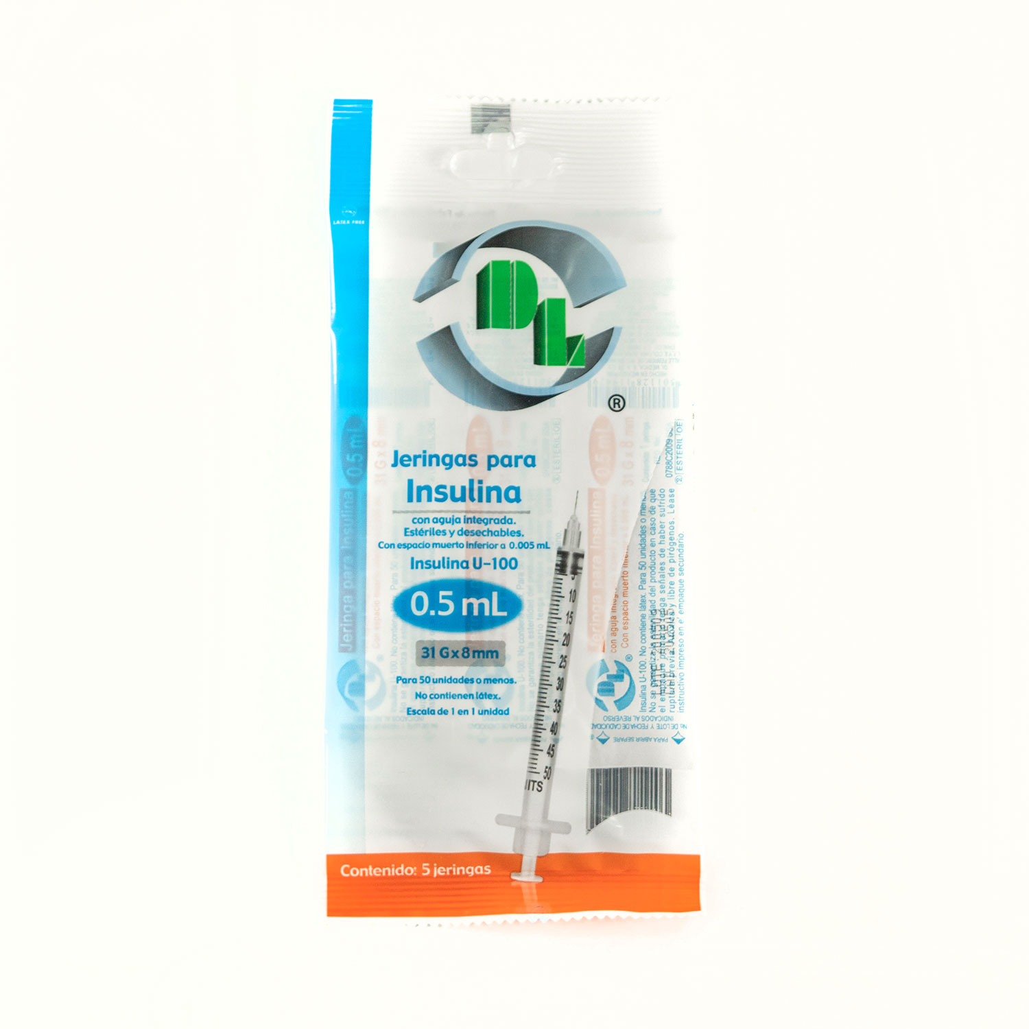 Las Jeringas DL están fabricadas con materiales plásticos grado médico, no tóxicos y libres de látex por lo que no provocan reacciones tisulares, el acero inoxidable es austenítico equivalente al tipo AISI 304. Son estériles, desechables, libres de pirógenos y están ensambladas con agujas que bajo condiciones normales de uso, no producen sustancias tóxicas. En Jeringas para vacunación de 1ml, CORPORATIVO DL presenta un émbolo de seguridad que garantiza la inutilización de las mismas, así mismo le ofrece una aguja para cada necesidad, mismas que poseen excelentes acabados y ángulos que aseguran una fácil penetración, disminuyendo el dolor.
